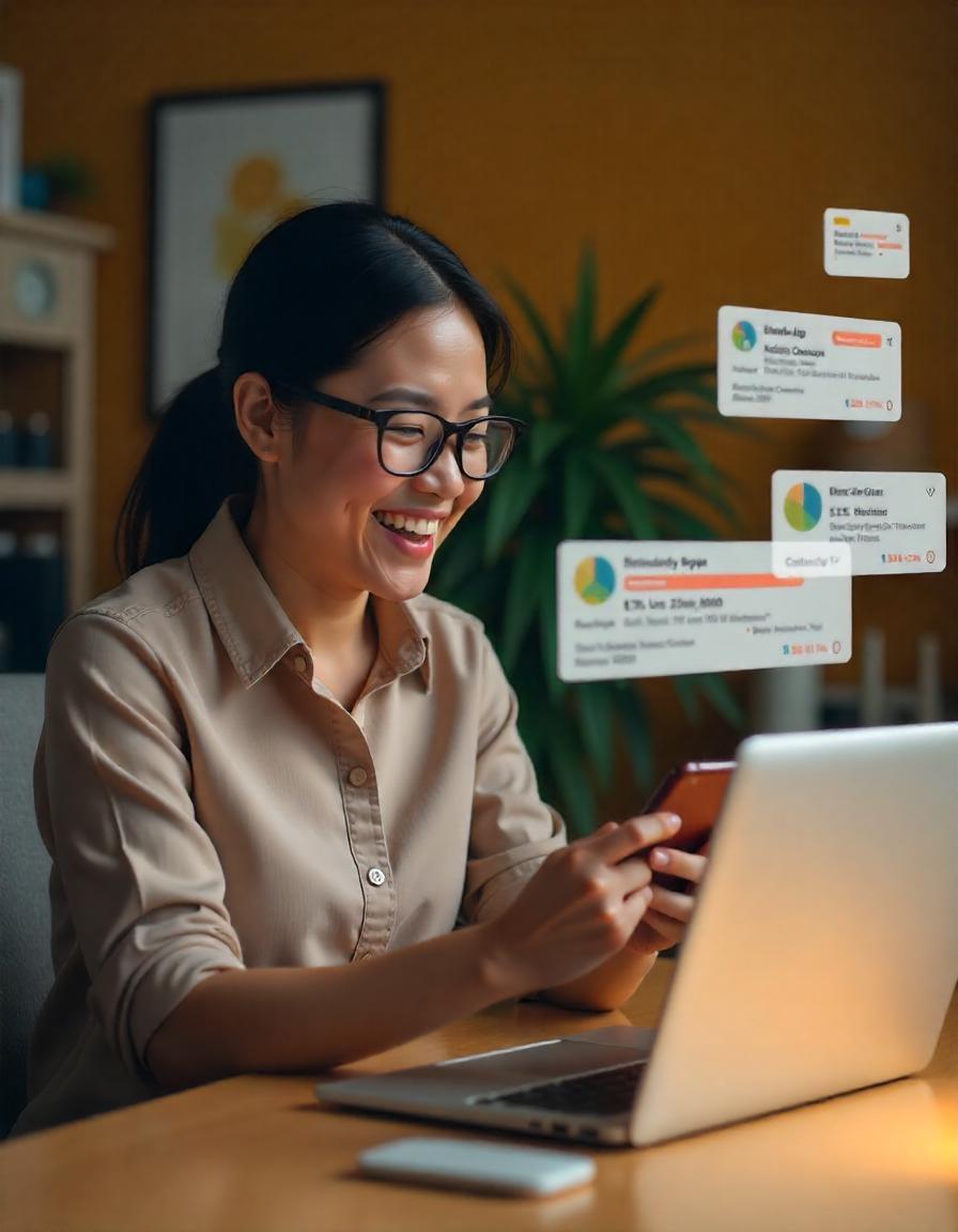 happy customer by having sales from website